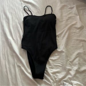 A&F Ribbed One Piece Bathing Suit